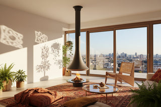 Modern Vista Suspended Fireplace