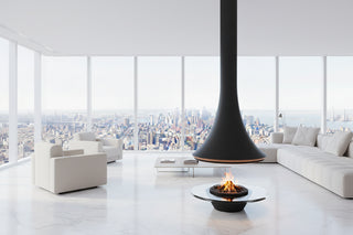 Modern Vista Suspended Fireplace