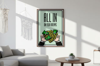 Monopoly Millionaire Wall Art – Luxury Monopoly Cards Canvas Wall Art-GraffitiWallArts