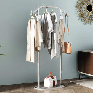 Nordic Floor Standing Coat Rack Organiser-GraffitiWallArts
