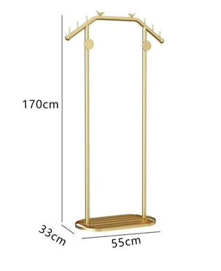 Nordic Floor Standing Coat Rack Organiser-GraffitiWallArts