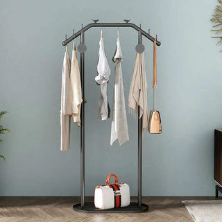 Nordic Floor Standing Coat Rack Organiser-GraffitiWallArts