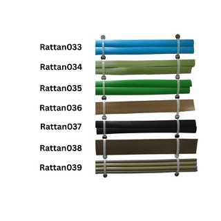 Outdoor Rattan Hanging Daybed with UV Protection – Bamboo Wicker Swing, 42in x 67in
