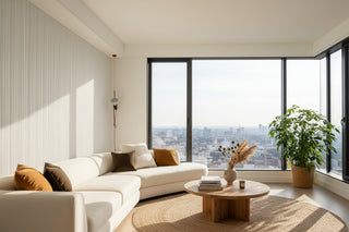 Parentesi-Style Tension Wire Floor Lamp 