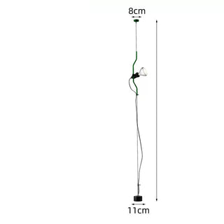 Parentesi-Style Tension Wire Floor Lamp 