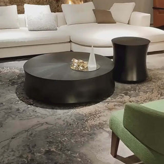 Designer Resin Fiber Wood Electroplated Coffee Table-Coffee Table