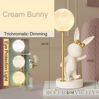 Rabbit Table Lamp for Kids Room-GraffitiWallArts