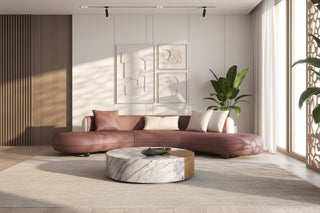 Round Marble Disc Coffee Table