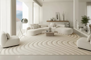 Sand Dunes 3D Diatom Silk Rugs for Living Room-Rugs