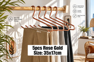 Shirt & Trouser Non-Slip Open Ended Hangers-GraffitiWallArts