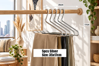 Shirt & Trouser Non-Slip Open Ended Hangers-GraffitiWallArts