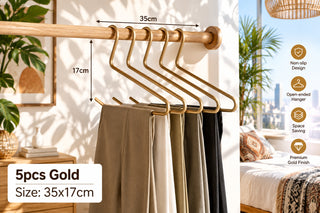 Shirt & Trouser Non-Slip Open Ended Hangers-GraffitiWallArts