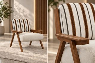 Sofa Armchair with Table for Restaurants and Cafes-GraffitiWallArts
