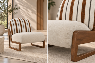 Sofa Armchair with Table for Restaurants and Cafes-GraffitiWallArts