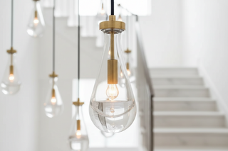 Solid Copper Crystal Raindrop Chandelier – Round or Linear Canopy, E14, 11 Configurations-GraffitiWallArts