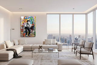 Street Graffiti Wall Art Pop Follow Your Dreams Canvas Wall Art-GraffitiWallArts