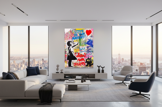 Street Graffiti Wall Art Pop Follow Your Dreams Canvas Wall Art-GraffitiWallArts