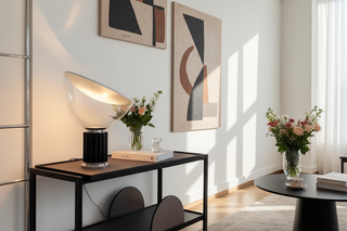 Taccia Designer Table Lamp – Italian Post-Modern Glass Radar Lamp for Living Room & Bedroom-GraffitiWallArts