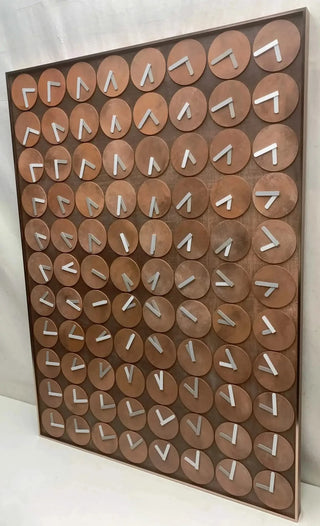 Time in Money Wood Carving Wall Art – 88 Clock Faces in Premium Wood-GraffitiWallArts