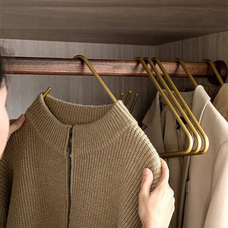 Triangle Clothes Hangers 5pcs Solid Metal-GraffitiWallArts