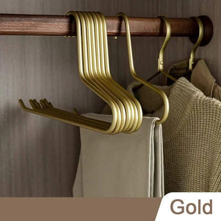 Triangle Clothes Hangers 5pcs Solid Metal-GraffitiWallArts