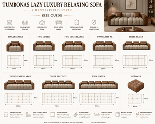 Tumbonas Lazy Luxury Relaxing Sofa – Chesterfield Style-GraffitiWallArts