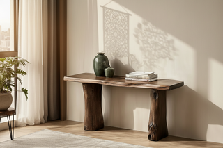 Wabi-Sabi Solid Wood Console Table