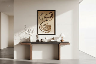 Wabi-Sabi Solid Wood Console Table