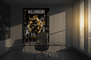 Wall Street Millionär Forex Bulle Leinwand-Wandkunst