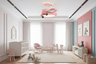 Whimsical Airplane Ceiling Light with Fan – Perfect for Kids Rooms-Kids Room Lights