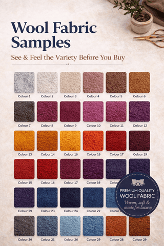 Wool Fabric Fabric Samples-GraffitiWallArts