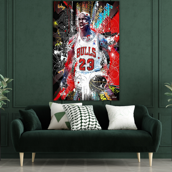 Chicago Bulls Jordan Canvas Poster Canvas Wall Art