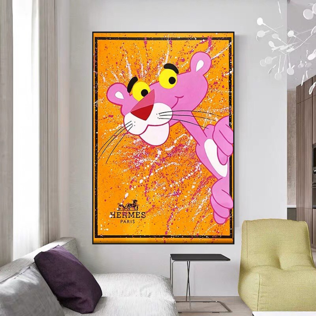 Bold and Playful - Pink Panther Poster Art