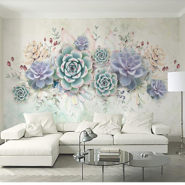 Beautiful Flowers Wallpaper Mural – Exquisite Floral Decor