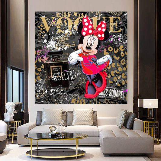 Minnie Canvas Wall Art - Vogue: Enhance Your Space
