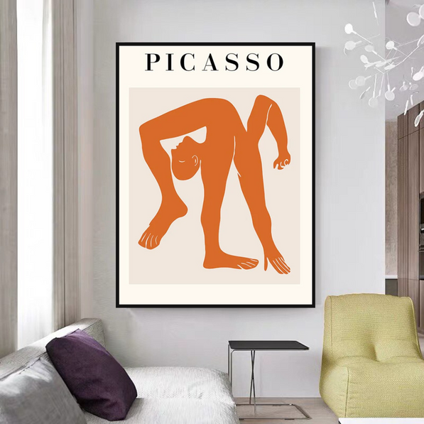 Picasso Matisse Abstract Yayoi Kusama Wall Art Canvas Wall Art