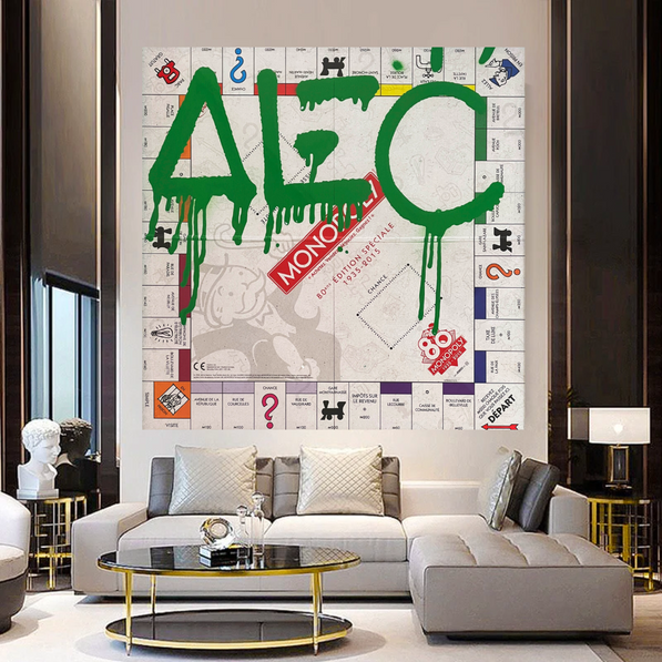 Alec Canvas Art - Monopoly Board at Its Finest