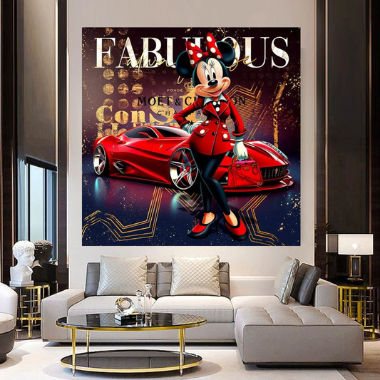 Minnie Canvas Wall Art from Fabulous: Captivating Design