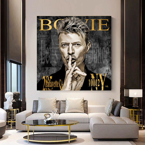 David Bowie Singer Canvas Wall Art