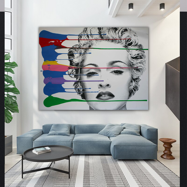 Marilyn Monroe Canvas Wall Art – Pastel and Stunning