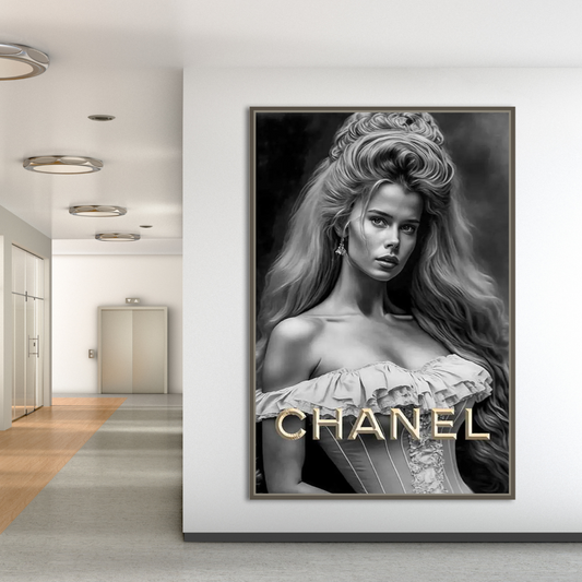 Chanel Fashion Canvas Wall Art: Fashion Enthusiasts