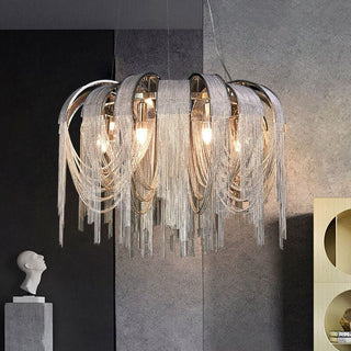 Chain Chandelier: Elegant Lighting Fixture for Modern Spaces-Chandeliers