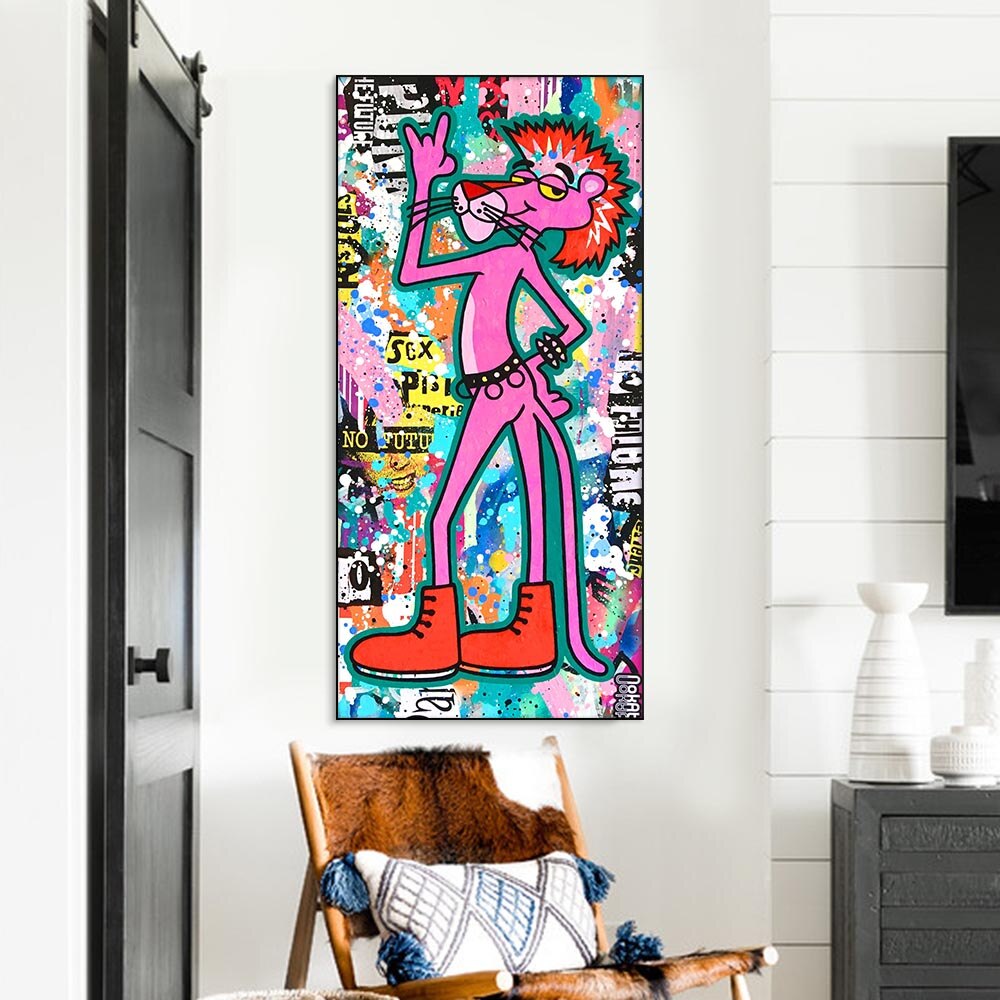 Pink Panther Poster - Modern Artistic Flair