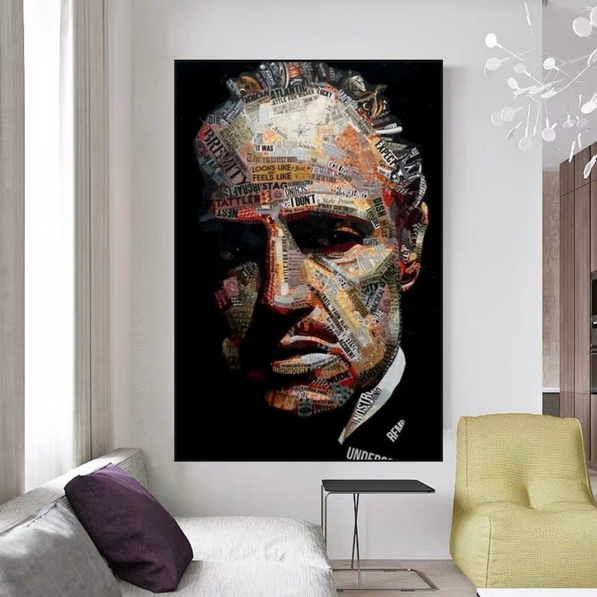 Godfather Canvas Art Poster | Godfather Abstract Canvas Poster