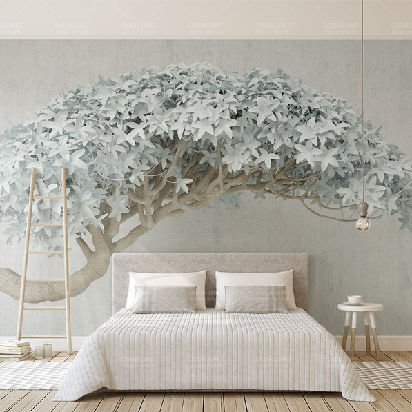 3D Tree Elegant Theme Wallpaper Murals Exquisite Designs