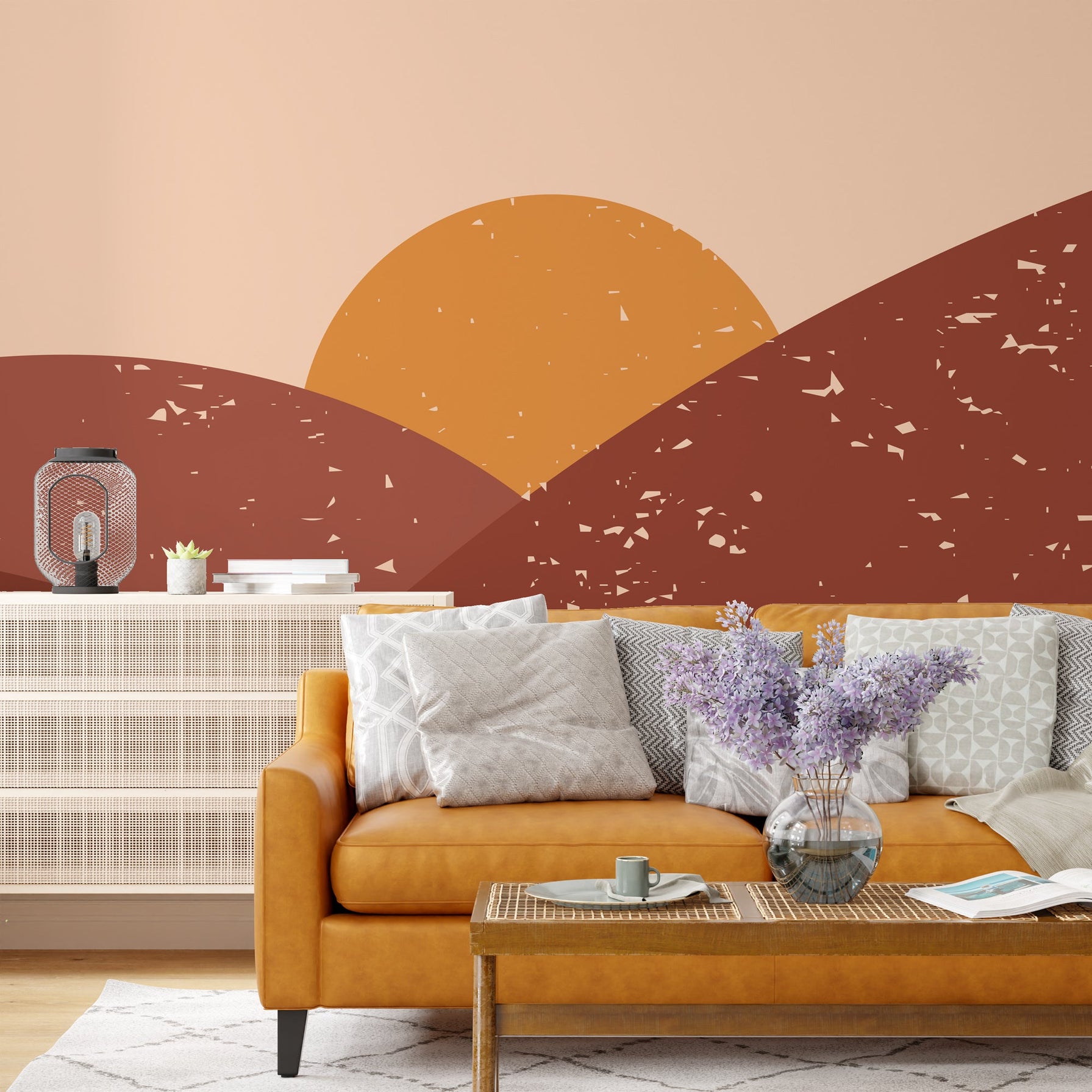 Sunshine Wallpaper Mural: Bring Radiance to Your Space