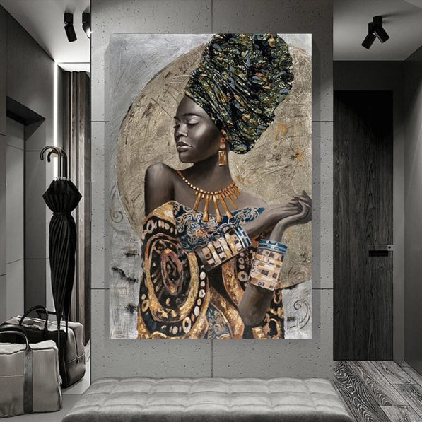 Black Woman Wall Art: African-Inspired Designs